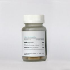 Side view of Neuro Botanicals brand Brain Formula model premium specialty supplement container