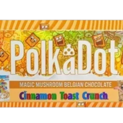 PolkaDot Magic Belgian Chocolate Bar Cinanmon Toast Crunch